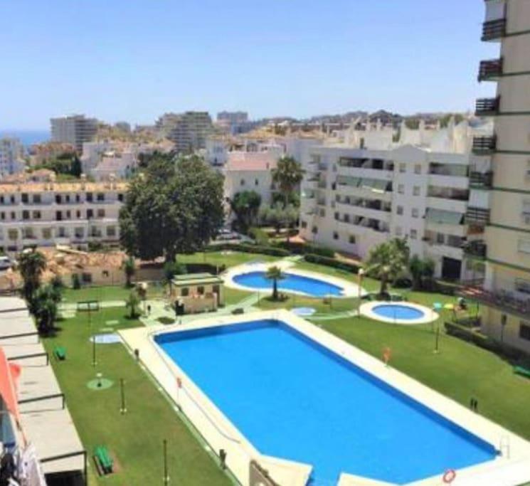 Estudio Con Vista Al Mar A 200 Mts De La Playa Бенальмадена Экстерьер фото